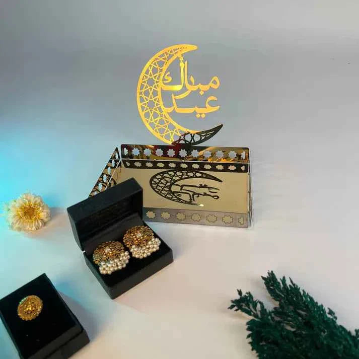 Eid Mubarik Tray ( Medium )