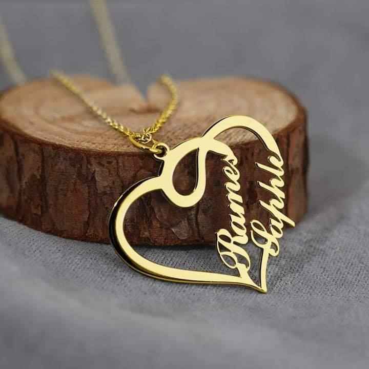 Heart Name Necklace - Creative Collectionshop_this_look_amDhCa