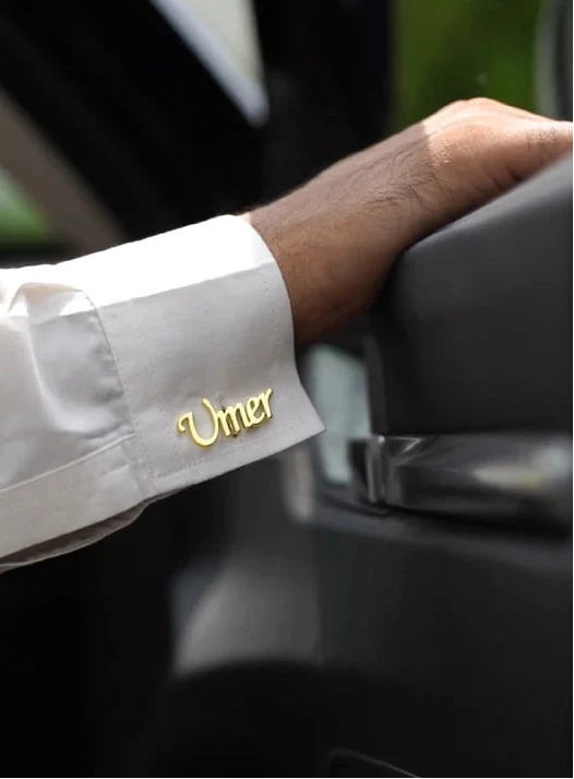 Stylish Name Cufflinks - Creative Collection