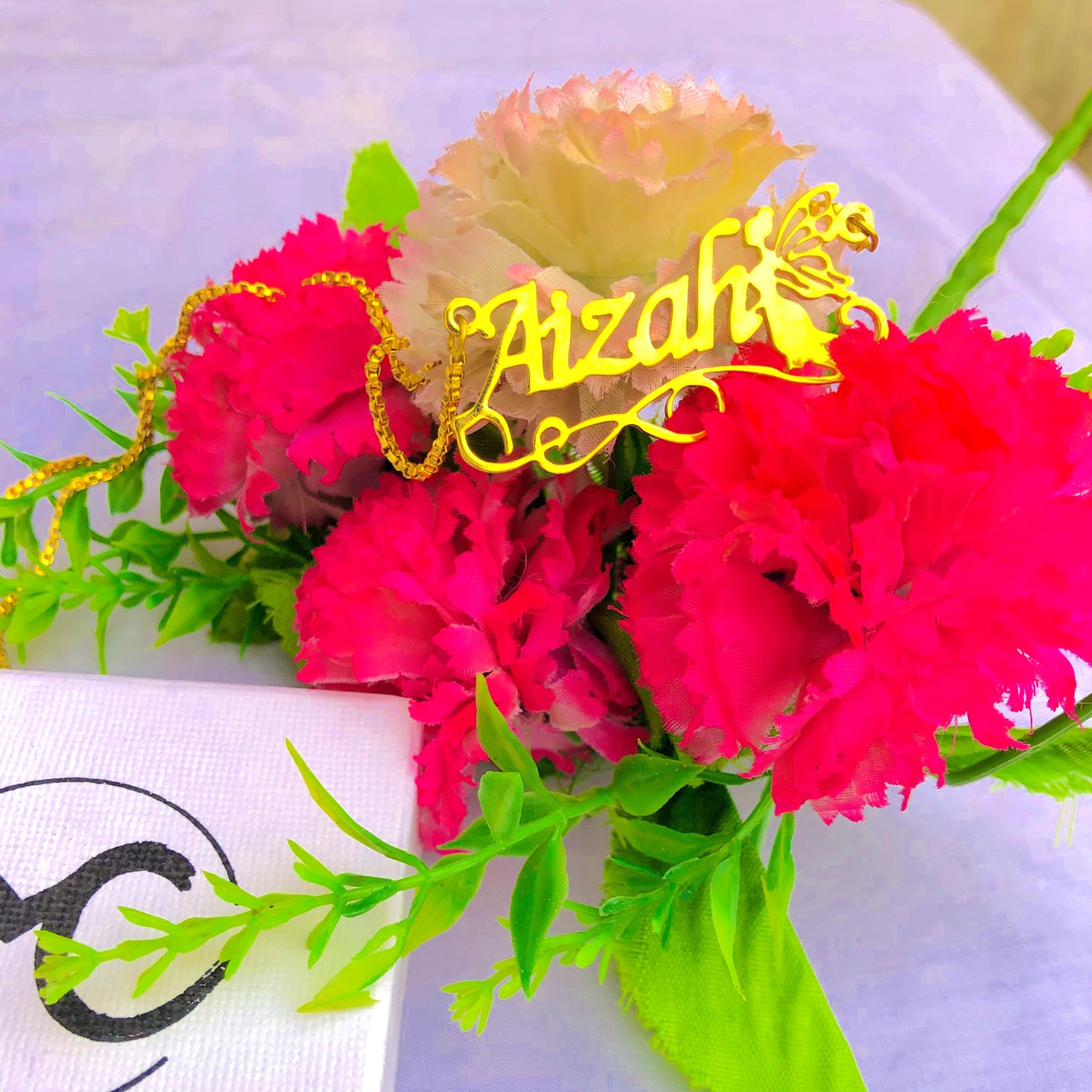 Customize Name Necklace With Fairy - Creative Collection