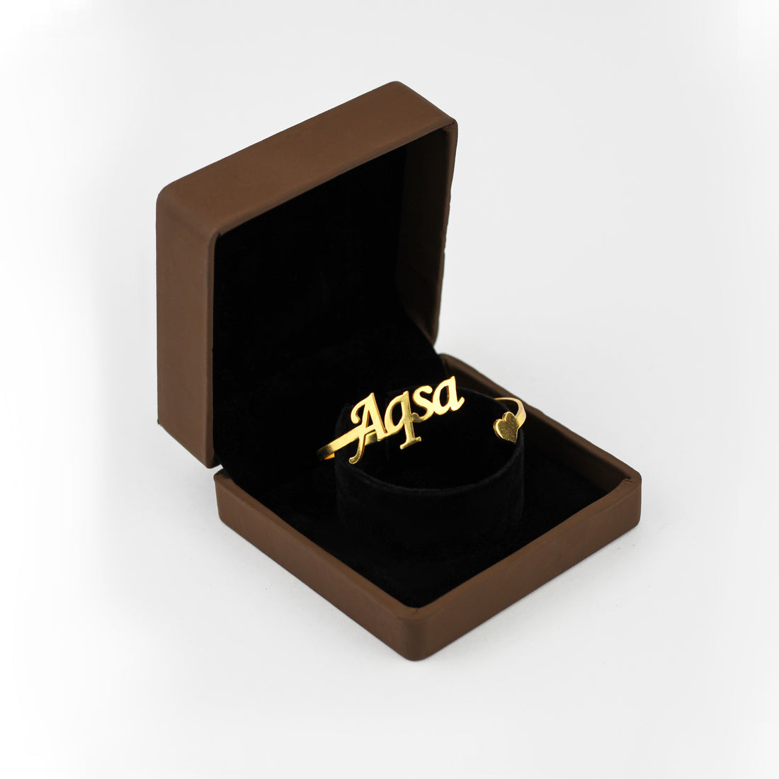 Customize Name Heart Bangle - Creative Collection