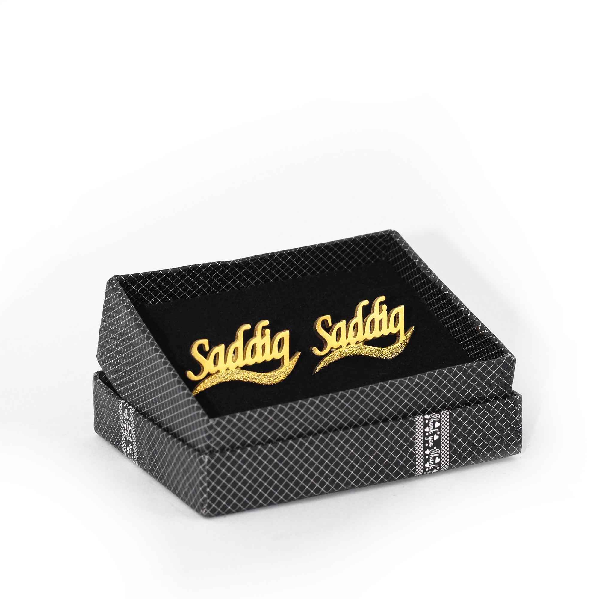 Customise Name Cufflink - Creative Collection