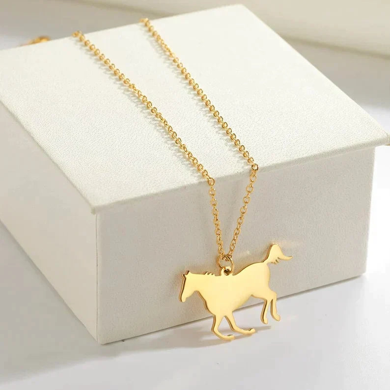 Fashion Cute Animal Horse Pendant Necklace l Trendy Women Jewelry - Creative Collection