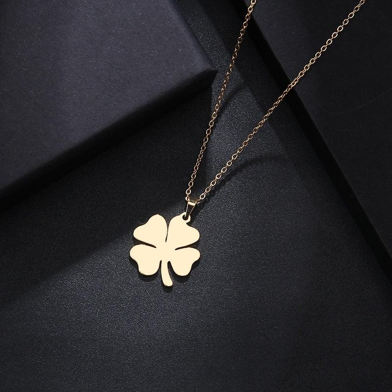 Four Leaf Clover Necklace - Pendant - Creative Collection
